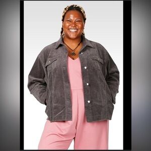 Charcoal Corduroy Jacket